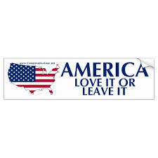 America: Love it or Leave it?