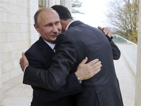 Putin grants Assad asylum on "humanitarian grounds."